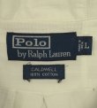 画像2: 90'S RALPH LAUREN "CALDWELL" コットン 半袖 オープンカラーシャツ ホワイト パッチワーク (VINTAGE)