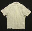 画像3: 90'S RALPH LAUREN "CALDWELL" コットン 半袖 オープンカラーシャツ ホワイト パッチワーク (VINTAGE)