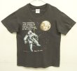 画像1: 90'S ALBERT EINSTEIN シングルステッチ 半袖 Tシャツ フェードブラック USA製 (VINTAGE)