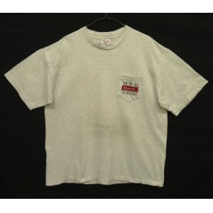 画像: 90'S BASIC CIGARETTES "YOUR BASIC T-SHIRT" シングルステッチ ポケット付き Tシャツ アッシュグレー USA製 (VINTAGE)