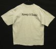 画像4: 90'S BASIC CIGARETTES "YOUR BASIC T-SHIRT" シングルステッチ ポケット付き Tシャツ アッシュグレー USA製 (VINTAGE)