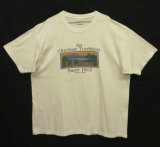 画像: 90'S LL Bean "HARBORSIDE GRAPHICS" シングルステッチ 半袖 Tシャツ ホワイト USA製 (VINTAGE)