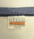 画像2: 80'S HANES "LITE NUT RUN" シングルステッチ 半袖 リンガーTシャツ ホワイト USA製 (VINTAGE)