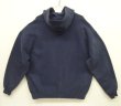 画像4: 90'S RUSSELL ATHLETIC "HIGH COTTON" ヘンリーネック スウェット パーカー ネイビー USA製 (VINTAGE)