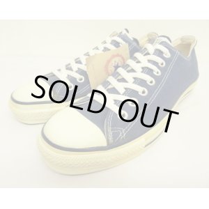 画像: 90'S CONVERSE "ALL STAR LO" キャンバス スニーカー ネイビー USA製 (DEADSTOCK)