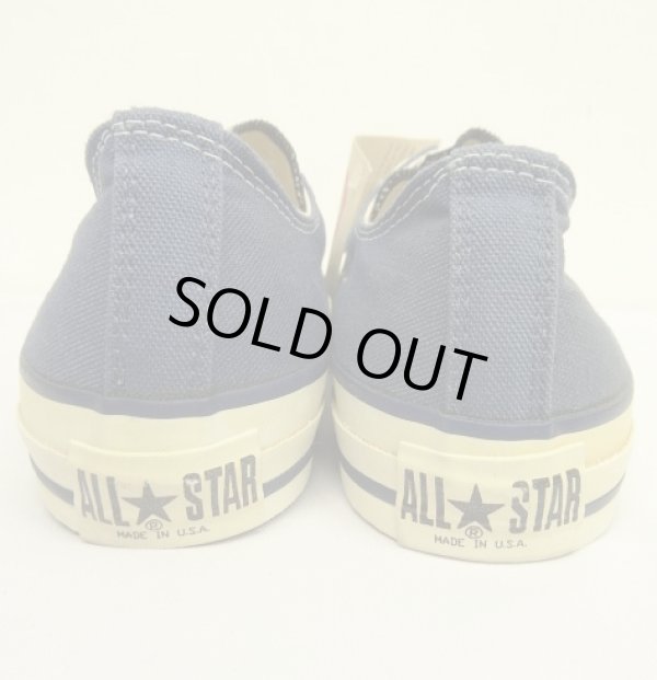 画像5: 90'S CONVERSE "ALL STAR LO" キャンバス スニーカー ネイビー USA製 (DEADSTOCK)