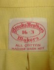 画像2: 60'S BROOKS BROTHERS "MAKERS" 6ボタン オックスフォード BDシャツ イエロー USA製 (VINTAGE)