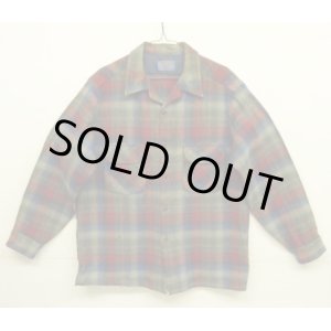 画像: 70'S PENDLETON "BOARD SHIRT" ウール オープンカラーシャツ チェック柄 USA製 (VINTAGE)