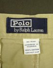 画像2: 90'S RALPH LAUREN ツープリーツ ダブルステッチ チノパンツ ベージュ (VINTAGE)