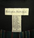 画像2: 90'S BANANA REPUBLIC 旧タグ 襟レザー フィールドジャケット ブラック (VINTAGE)