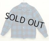 画像: 60'S PENDLETON "BOARD SHIRT" ウール オープンカラーシャツ オンブレチェック USA製 (VINTAGE)