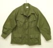 画像1: 60'S アメリカ軍 US ARMY "JUNGLE FATIGUE" リップストップ ファティーグジャケット L-SHORT (VINTAGE)