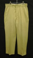 画像5: 70'S DICKIES 874 チビタグ ワークパンツ TALONアルミジップ ベージュ W33L32 USA製 (VINTAGE)