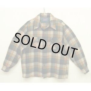 画像: 70'S PENDLETON "BOARD SHIRT" ウール オープンカラーシャツ チェック柄 USA製 (VINTAGE)