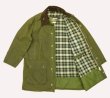 画像3: 80'S BARBOUR 2クレスト 旧タグ "BORDER" オイルドジャケット オリーブ イングランド製 (VINTAGE)