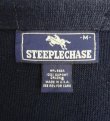 画像2: 80'S STEEPLECHASE アクリル Vネック ニット カーディガン ネイビー USA製 (VINTAGE)