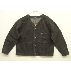 画像: WOODBLOCK "DENIM ENGINEER JACKET" BLACK (VINTAGE)