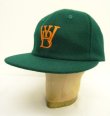 画像1: WOODBLOCK "CLASSIC WB LOGO WOOL CAP" GREEN (VINTAGE)