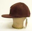 画像3: WOODBLOCK "CLASSIC WB LOGO WOOL CAP" BROWN (VINTAGE)