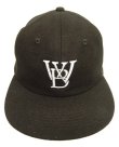 画像2: WOODBLOCK "CLASSIC WB LOGO WOOL CAP" BLACK (VINTAGE)