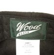 画像6: WOODBLOCK "CLASSIC WB LOGO WOOL CAP" BLACK (VINTAGE)