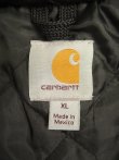 画像2: 00'S CARHARTT 裏地キルティング ヘビーウエイト ジップパーカー フェードネイビー (VINTAGE)