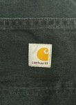 画像5: 00'S CARHARTT ダック ダブルニーペインターパンツ フェードブラック W38L30 (VINTAGE)