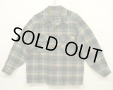 画像: 70'S PENDLETON "BOARD SHIRT" ウール オープンカラーシャツ チェック柄 USA製 (VINTAGE)