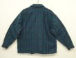 画像4: 60'S PENDLETON "BOARD SHIRT" ウール オープンカラーシャツ チェック柄 USA製 (VINTAGE)