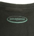 画像3: 90'S PATAGONIA オーバルロゴ刺繍入り フリース クルーネック ブラック USA製 (VINTAGE)