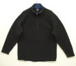 画像1: 90'S PATAGONIA "CAPILENE" ハーフジップ フリースシャツ ブラック USA製 (VINTAGE)