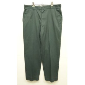 画像: 70'S LEE "CHETOPA TWILL" ワークパンツ TALONジップ ダークグリーン USA製 (VINTAGE)