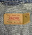 画像2: 00'S EURO LEVIS "70500" 4thモデル デニムジャケット インディゴ XL クロアチア製 (VINTAGE)