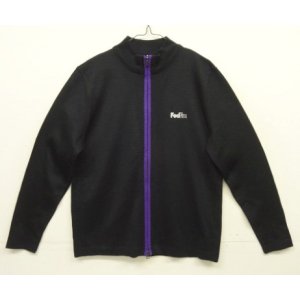 画像: 90'S FEDEX x STAN HERMAN ドライバーズニット ブラック/パープル (DEADSTOCK)