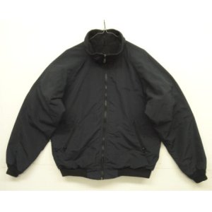 画像: 90'S LANDS' END "SQUALL JACKET" 裏フリース ドリズラージャケット ブラック USA製 (VINTAGE)