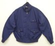 画像1: 80'S RALPH LAUREN フラップ付きポケット ドリズラージャケット ネイビー (VINTAGE)