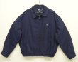 画像1: 90'S RALPH LAUREN チンスト付き ドリズラージャケット ネイビー (VINTAGE)