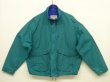 画像1: 80'S LL Bean ナイロン バギーズジャケット グリーン/ブルー USA製 (VINTAGE)