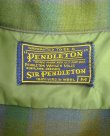 画像2: 60'S PENDLETON "SIR PENDLETON" ウール 長袖 オープンカラーシャツ チェック柄 USA製 (VINTAGE)