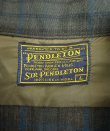 画像2: 60'S PENDLETON "SIR PENDLETON" ウール 長袖 オープンカラーシャツ チェック柄 USA製 (VINTAGE)