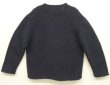 画像3: 90'S J.CREW 旧タグ ウール Vネック ジップカーディガン ネイビー (MINT CONDITION)