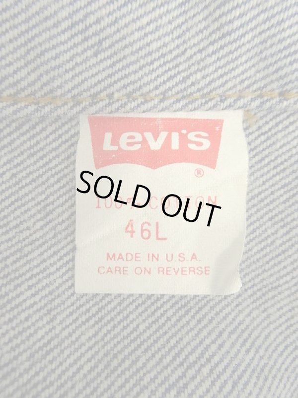 画像3: 90'S LEVIS "71506" 4thモデル デニムジャケット インディゴ 46L USA製 (VINTAGE)