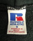 画像2: 90'S RUSSELL ATHLETIC フルジップ スウェットパーカー ブラック メキシコ製 (VINTAGE)