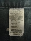 画像2: 00'S CARHARTT ダブルニー ダック ペインターパンツ フェードブラック W38L34 (VINTAGE)