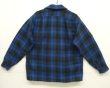 画像4: 60'S PENDLETON "BOARD SHIRT" ウール オープンカラーシャツ チェック柄 USA製 (VINTAGE)