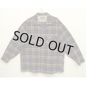 画像: 60'S PENDLETON "BOARD SHIRT" ウール オープンカラーシャツ チェック柄 USA製 (VINTAGE)