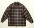 画像3: 60'S PENDLETON "BOARD SHIRT" ウール オープンカラーシャツ チェック柄 USA製 (VINTAGE)