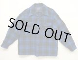 画像: 60'S PENDLETON "BOARD SHIRT" ウール オープンカラーシャツ チェック柄 USA製 (VINTAGE)