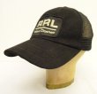 画像1: RRL 耳付きデニム トラッカーキャップ ブラック (USED)