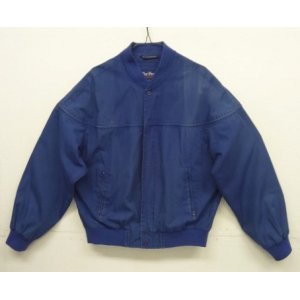 画像: 90'S PAR FOUR SPORTSWEAR カップショルダー ダービージャケット フェードネイビー (VINTAGE)